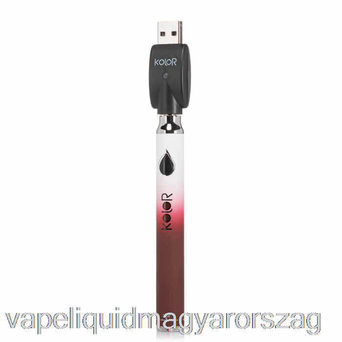 Leaf Buddi Kolor Twist Slim 650mah Akkumulátoros Vörösboros Vape Toll